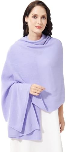 RYYOYY Luxury 100% Cashmere Wrap Soft Scarf Stole Knitted Shawl